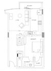 Floorplan at Glass House by Windsor